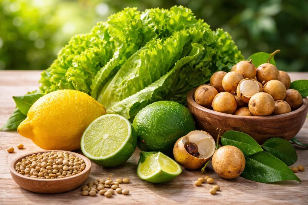 découvrez la liste des fruits et légumes qui commencent par la lettre l, avec des descriptions pour mieux les connaître.